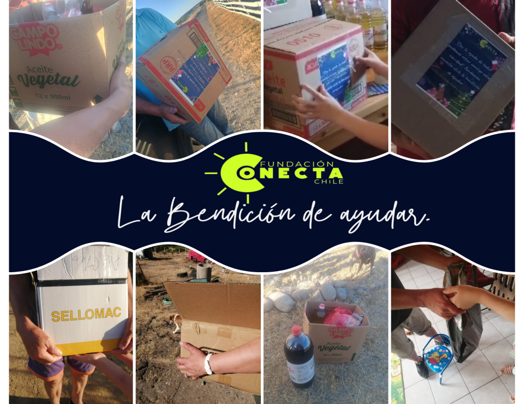 Entrega de cajas navideñas diciembre de 2024 en Cauquenes y Parral. Campaña solidaria en Cauquenes Maule
